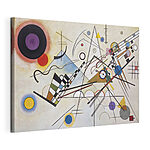 Canvas Schilderijen Kleurrijke abstracte geometrie en lijnen