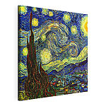 Canvas Schilderijen Schilderij van een sterrennacht