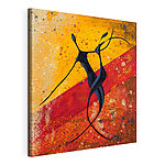 Canvas Schilderijen Schilderij van dansende mensen