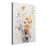 Canvas Schilderijen Delicaat aquarel bloemstuk geschilderd