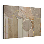 Canvas Schilderijen Abstract geometrisch patroon met cirkels