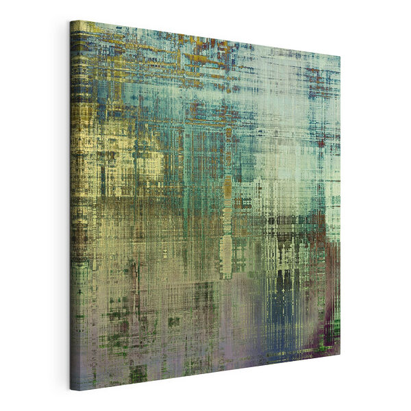 Canvas Schilderijen Abstract patroon met aardetinten
