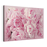 Canvas Schilderijen Groep roze bloemen