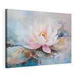 Canvas Schilderijen Schilderij van een bloem