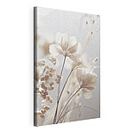 Canvas Schilderijen Delicate bloemen baden in het zonlicht