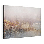 Canvas Schilderijen Gestructureerd abstract landschap met gedempte tinten