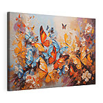 Canvas Schilderijen Schilderen van vlinders