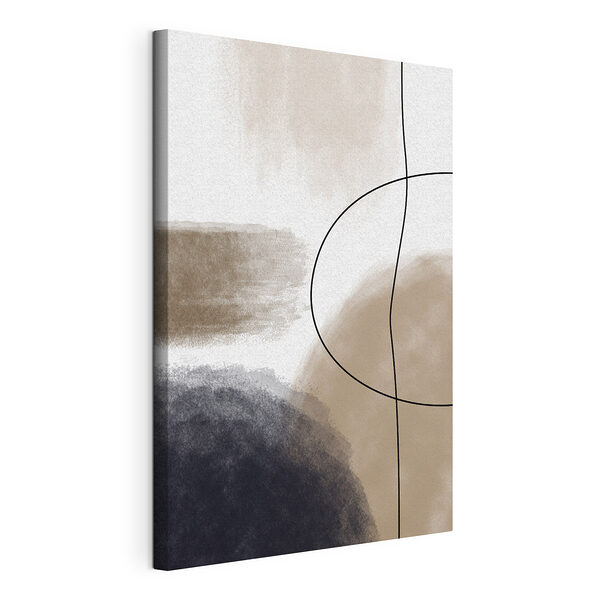 Canvas Schilderijen Abstracte vormen in neutrale tinten (Artikelnummer: s35944) Canvas Schilderijen Canvas Schilderijen Abstracte vormen in neutrale tinten (Artikelnummer: s35944)