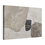 Canvas Schilderijen Abstracte texturen met golvende lijnen