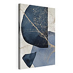Canvas Schilderijen Abstracte texturen smelten samen tot een harmonieus geheel