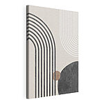 Canvas Schilderijen Abstracte lijnen met geometrische vormen