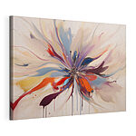 Canvas Schilderijen Kleurrijke uitbarsting van abstracte schoonheid