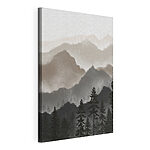 Canvas Schilderijen Silhouet van een boom