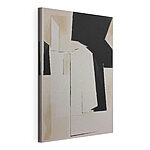 Canvas Schilderijen Zwart-wit kunstwerk