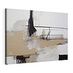 Canvas Schilderijen Abstracte lijnen en vormen op canvas