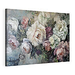 Canvas Schilderijen Levendige bloemen elegantie in bloei