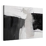 Canvas Schilderijen Zwart-wit schilderij