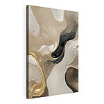 Canvas Schilderijen Abstracte kunstzinnigheid in vloeiende beweging