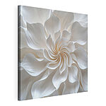 Canvas Schilderijen Elegante wervelingen van romige perfectie