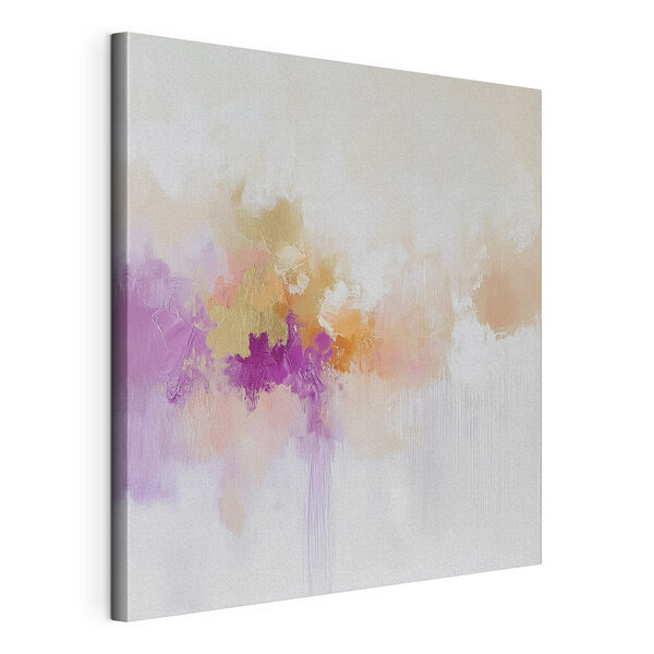Canvas Schilderijen Schilderij van een kleurrijke explosie