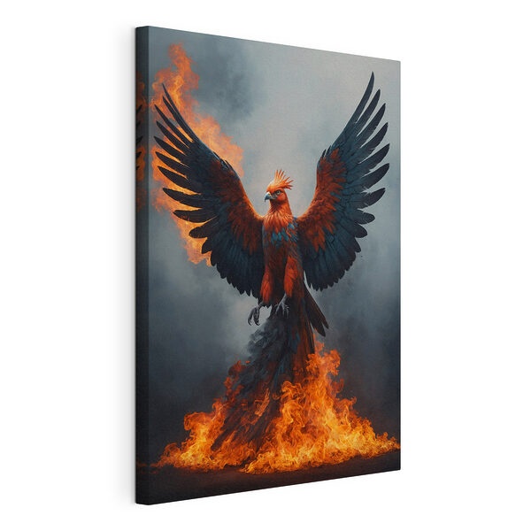 Vogel met gespreide vleugels Canvas Schilderijen Vogel met gespreide vleugels