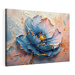 Canvas Schilderijen Elegante bloemblaadjes in impressionistische stijl