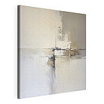 Canvas Schilderijen Witte en bruine achtergrond
