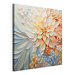 Canvas Schilderijen Delicate bloemblaadjes in zachte kleuren
