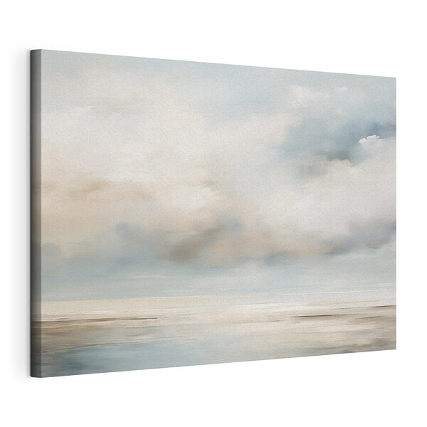 Canvas Schilderijen Bewolkte lucht boven water