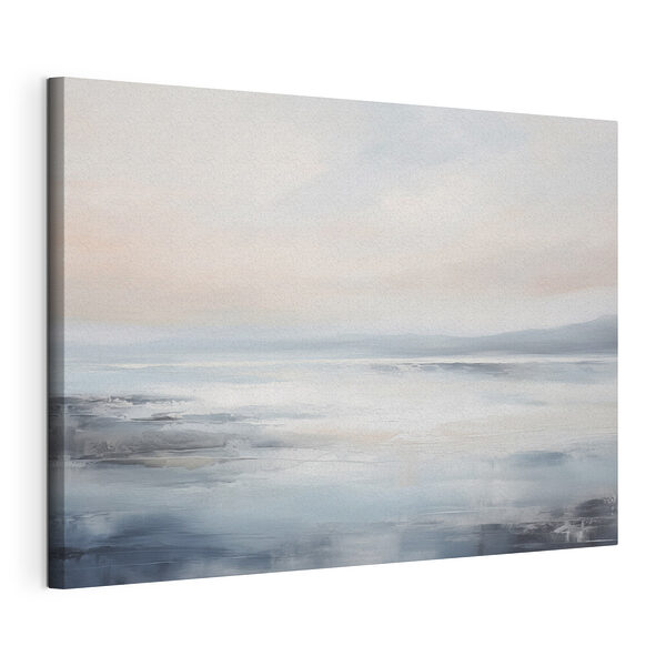 Canvas Schilderijen Landschap van een meer