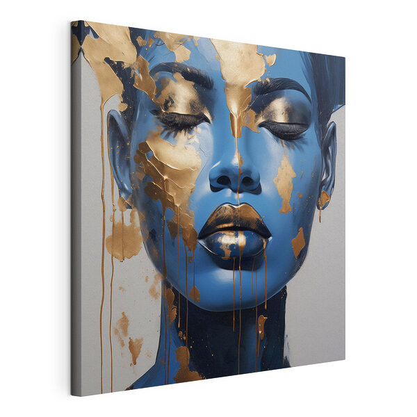 Canvas Schilderijen Studie in kleur en emotie