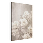 Canvas Schilderijen Groep witte bloemen
