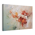 Canvas Schilderijen Schilderij van bloemen op een doek