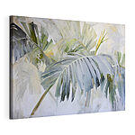 Canvas Schilderijen Schilderen van palmbladeren
