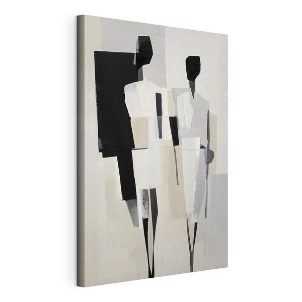 Schilderij van een man in pak Canvas Schilderijen Schilderij van een man in pak