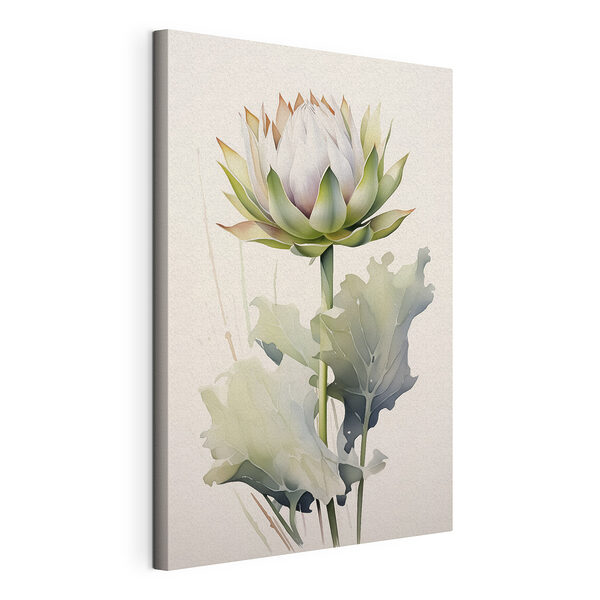 Canvas Schilderijen Schilderij van een bloem