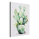 Canvas Schilderijen Aquarel van een cactus