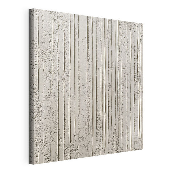 Canvas Schilderijen Witte muur met lijnen