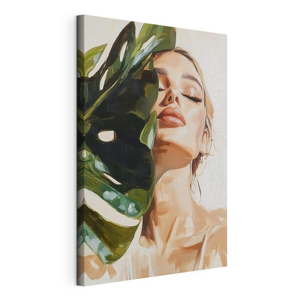 Canvas Schilderijen De schoonheid en rust van de natuur’ omarmen