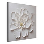 Canvas Schilderijen Witte bloem van papier