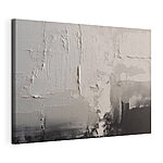 Canvas Schilderijen Witte en zwarte muur