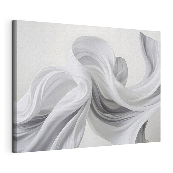 Canvas Schilderijen Witte stof in de lucht