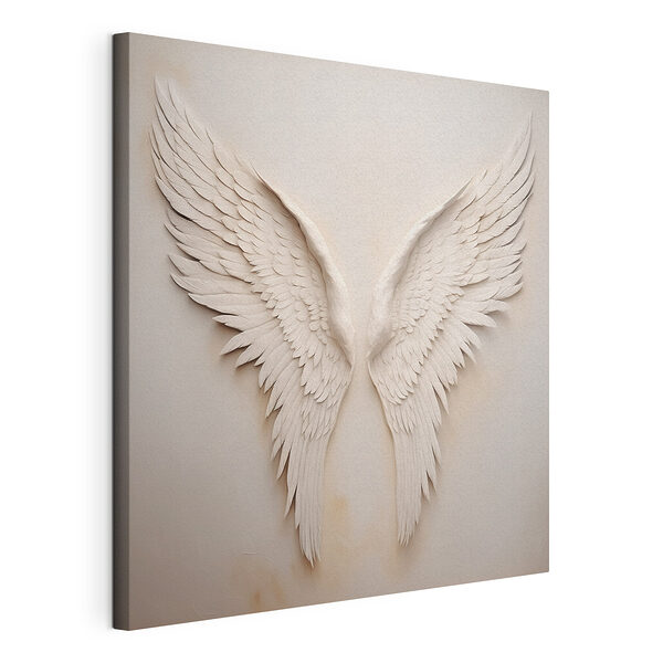 Canvas Schilderijen Paar witte vleugels (Artikelnummer: s42816) Canvas Schilderijen Canvas Schilderijen Paar witte vleugels (Artikelnummer: s42816)