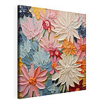 Canvas Schilderijen Schilderen van bloemen