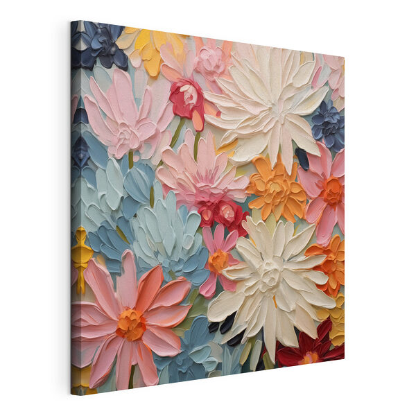 Schilderen van bloemen Canvas Schilderijen Schilderen van bloemen