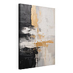 Canvas Schilderijen Zwart-wit schilderij