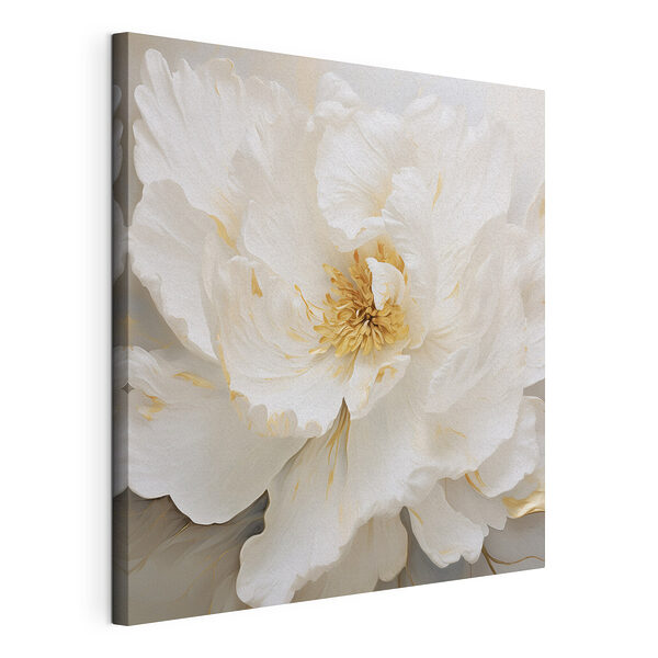 Delicate bloemblaadjes vangen pure elegantie Canvas Schilderijen Delicate bloemblaadjes vangen pure elegantie