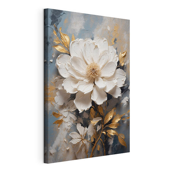 Delicate bloem tegen zachte achtergrond Canvas Schilderijen Delicate bloem tegen zachte achtergrond