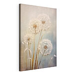 Canvas Schilderijen Schilderij van paardenbloemen