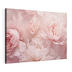 Canvas Schilderijen Groep roze bloemen